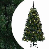 vidaXL Dirbtinė kalėdinė eglutė su žaisliuku 240 cm 300 LED