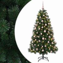 vidaXL Dirbtinė kalėdinė eglutė su žaisliuku 180 cm 300 LED