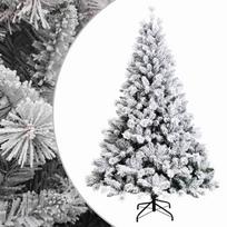 vidaXL Dirbtinė Sulankstoma Kalėdų Eglutė 120 cm PVC ir metalas