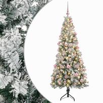 vidaXL Dirbtinė kalėdinė eglutė su rutuliuku 240 cm 300 LED