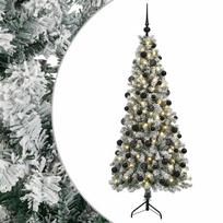 vidaXL Dirbtinė kalėdinė eglutė su rutuliuku 240 cm 300 LED