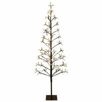 vidaXL LED girliandų Kalėdų eglutė Juoda 150 cm Plienas 164 LED
