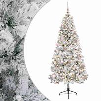 vidaXL Dirbtinė kalėdinė eglutė su rutuliuku 240 cm 300 LED