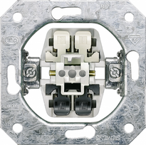 Switch device insert FM, OFF switch 2-pole, 10A 250V, DELTA 5TA2112 | 4001869038001