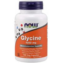 NOW Glicinas 1000mg, 100 kapsulių