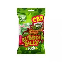 Bubbly Billy Buds CBD guminukai – 300 mg CBD, arbūzų, 10 vnt., 100 g