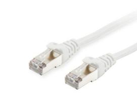 Equip Patch cable Cat6A S/FTP 2xRJ45 0.15m white LSZH poly bag