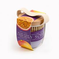 Tropical Fruits Mango & Passionfruit Body Scrub Set + Body Brush