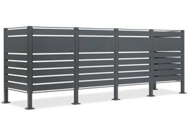 Stoginė 4 šiukšlių konteineriams po 120 l arba 240 l Halen CoverTech antracito spalvos