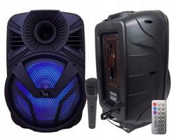 Nešiojama Bluetooth kolonėlė su karaoke ir mikrofonu