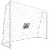 Vaikams skirti futbolo vartai, taikinio žymėjimas, smūgius sugeriančios movos, sodui, 186x123cm, balti
