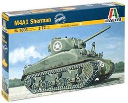 Surenkamas tanko modelis Italeri M4A1 Sherman 1/72 7003