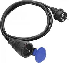 Orno IP44 atsparus purslams dirbtuvių ilgintuvas, 1x2P + Z 30m, guminis alyvai atsparus kabelis H07RN-F 3x1,5mm ?, 230VAC / 16A