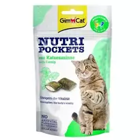 GIMCAT Nutri pockets Catnip - skanėstas katėms - 60g