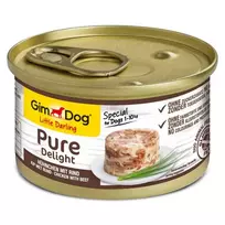 GIMDOG Little Darling Pure Delight Chicken with beef - drėgnas ėdalas šunims - 85g