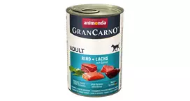 ANIMONDA GranCarno Adult Salmon and spinach - šlapias maistas šunims - 400g
