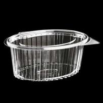 Multi Vienkartinė stiklinė Catersource 1000 ml, permatoma RPET, ovali, 145x190x82 mm, 100 vnt./dėžėje (4x100)
