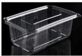 Multi Vienkartinė stiklinė Catersource 1000 ml 97x165x70 mm kvadratinė su atlenkiamu dangteliu RPET permatoma, 100 vnt.