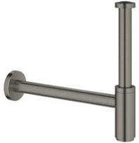 Praustuvo sifonas 1 1/4 brushed hard graphite