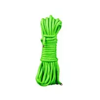 Ouch By Shots Ach! Virvė - 10m/16 Strings - Glow in the Dark - Neon Žalias