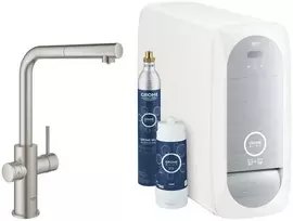 Grohe Mėlyna Home virtuvinis kriauklės maišytuvas, plieno sp.