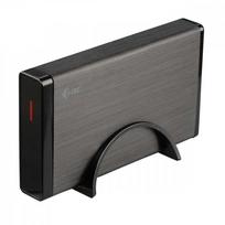 I-tec Mysafe Advanced 3.5" usb 3.0 išorinis dėklas HDD ir ssd diskams sata ii iii juodas aliuminis