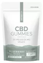 Nature Cure mėlynių CBD guminukai – 750 mg CBD, 30 vnt. × 25 mg, 99 g