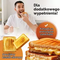 Sumuštinių keptuvas Profi Cook ProfiCook sumuštinių keptuvė 750 W su kriauklės formos plokštėmis PC ST 1297