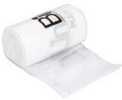 Multi Šiukšlių maišas įdėklui BinLine 20 l, P385 x A775 mm, 20 mikronų LDPE, su žvaigždinio formos dugnu, baltas, 12 vnt. x 3 rulonai x 15 vnt./kartoninėje dėžėje