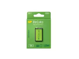 GP Baterijos Recyko B2552 pramoninės įkraunamos baterijos nikelio-metalo hidrido (NiMH) 200 mAh 8.4 V