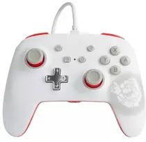 Power A PowerA Mario, žaidimų pultas, Nintendo Switch, analoginis / skaitmeninis, laidinis, USB, balta