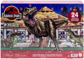 Advento kalendorius su dinozaurų figūrėlėmis „Mattel Jurassic World Minis“