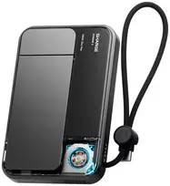 SHARGE ICEMAG 3 nešiojamas įkroviklis, 10 000 mAh, 25 W Qi2, 35 W USB-C – juodas