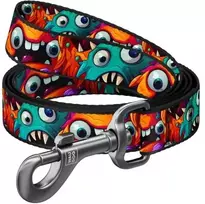 Wau Dog WAU DOG Nailoninis pavadėlis M 20mm/300cm Dantyti monstrai (761-4048)