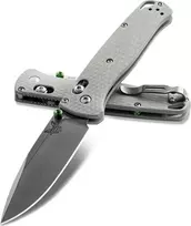 Benchmade 535-2002 BUGOUT peilis, pilka G10 rankena, CPM 20CV, ribota laida