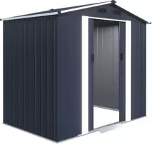 Funfit Sodo įrankių namelis skardinis 240 × 180 × 222 cm su pamatu (5905771302207)