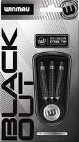 Winmau Blackout 1 plieno antgalio strėlytės 90% volframo 28g