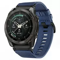 Tech-Protect Nylon Classic dirželis skirtas Garmin Fenix 5X / 5X Plus / 6X / 6X Pro / 7X / 8 / 8 Pro / 9 / 9 Pro (47 mm) – Tamsiai mėlyna
