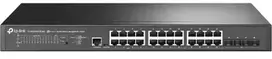 Šakotuvas TP-Link JetStream TL-SG3428XPP-M2 tinklo komutatorius Valdomas L2+ 2.5G Ethernet (100/1000/2500) PoE palaikymas 1U Juodas