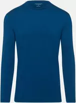 Termo marškinėliai Thermowave vyr. Merino Aero ilgom rankovėm mėlyni