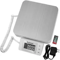 UNIWEIGH siuntinių svarstyklės su LCD ekranu, tara, 88 lb apkrova ir 0,1 oz tikslumu UNI-SK4
