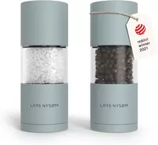 LARS NYSØM rankinių druskos ir pipirų malūnėlių rinkinys su keraminiu mechanizmu FR-D-BABY
