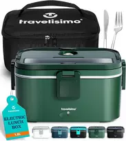 TRAVELISIMO elektrinė pietų dėžutė 1,8 l, 100 W, 220 V / 12 V / 24 V