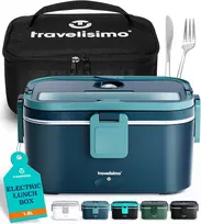 TRAVELISIMO elektrinė pietų dėžutė 1,8 l, 100 W, 220 V / 12 V / 24 V