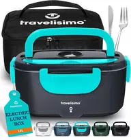 TRAVELISIMO elektrinė pietų dėžutė 1,5 l, 100 W, 220 V/12 V/24 V