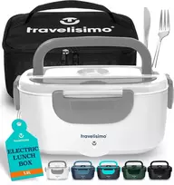 TRAVELISIMO elektrinė pietų dėžutė 1,5 l, 100 W, 220 V/12 V/24 V