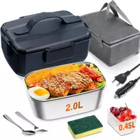 ihakkason elektrinė šildoma pietų dėžutė 90 W, 2 l, 12 V/24 V/220 V