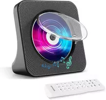 MAITE nešiojamas CD grotuvas su Bluetooth 5.0, FM radiju ir HiFi garsiakalbiais MT-CDPEU-SD BLK