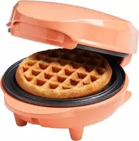 Sumuštinių keptuvas Bestron mini vaflinė 550 W su nepridegančia danga, retro stiliaus, AMW500PE