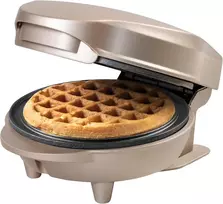 Sumuštinių keptuvas Bestron mini vaflinė 550 W, 10 cm, neprideganti danga, šviesiai smėlinė, AMW500SAT